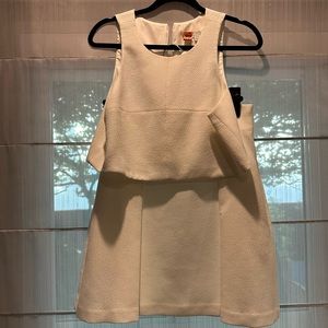 Black halo top and skirt